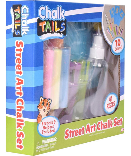 Set De Tiza Creativa Sunny Days 35 Plantillas 10 Colores