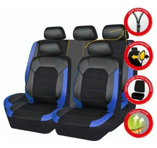 Funda De Asiento De Coche Transpirable Universal 9pc