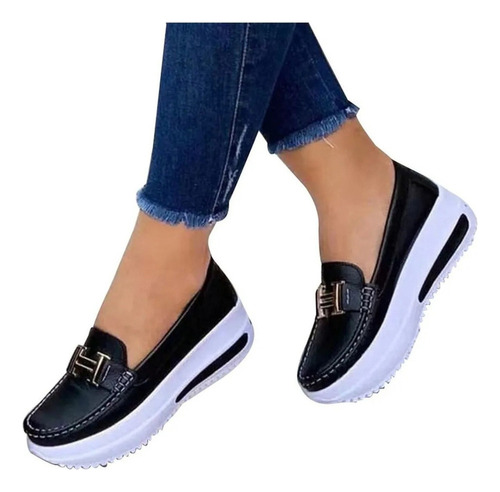 Zapatos Casuales De Plataforma Para Caminar Para Mujer