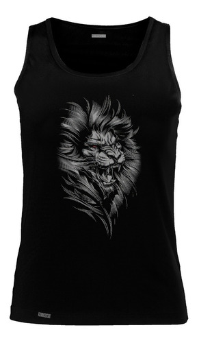 Camiseta Esqueleto Leon Dibujo Original Animal Inp Sbo