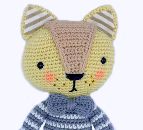 Patrón Amigurumi Pijama De Rayas Cat N Derlis