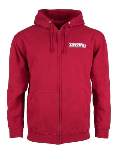 Sudadera Tatami Basic Red Zip Up Bjj B Champs