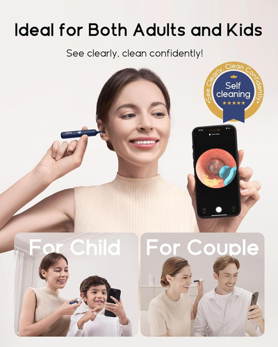 Kit Herramientas P/ Quitar Cera De Los Oídos Bebird Earsight
