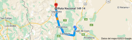 Venta 3 Has En Los Tambillos, Uspallata, Mendoza
