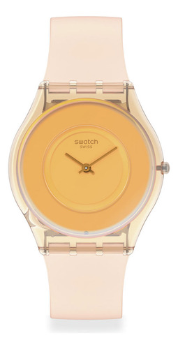 Reloj Swatch Pastelicious Peachy De Silicona Ss08p102 Ss