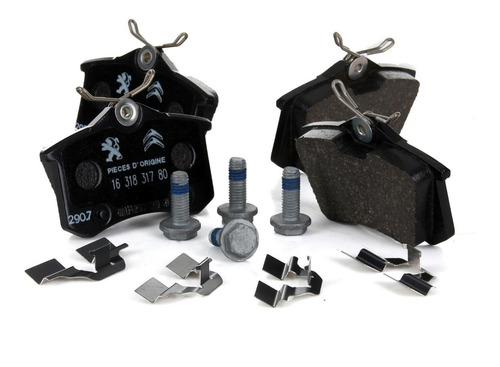 Imagen 2 de 6 de Jgo. Pastillas Traseras Peugeot 2008 Hb 1.2i 12v 2013-2020