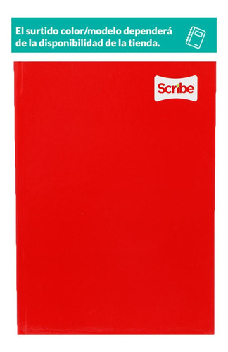 Cuaderno Francés Scribe Costado Pegado Cuadro Chico 96 Hojas