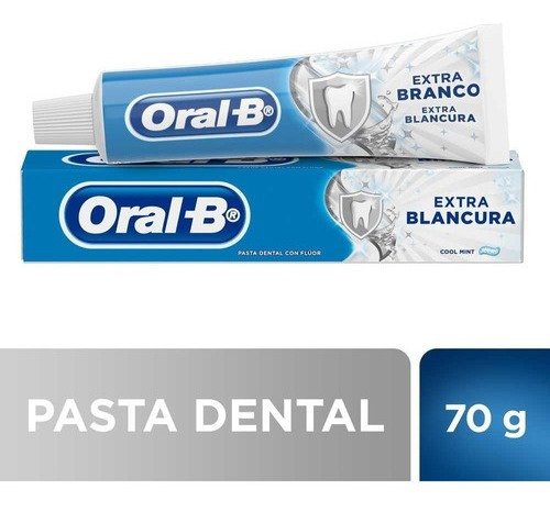 Oral B Extra Blancura Cool Mint  Pasta Dental X 70 G