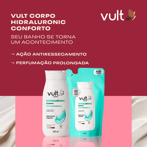 Vult Corpo Hidraluronic Conforto Antirressecamento Refil - S