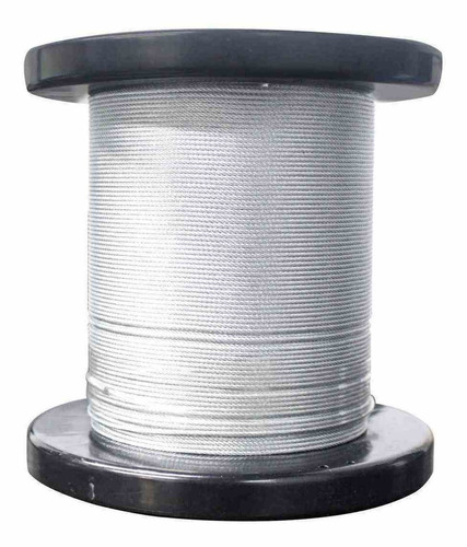 Cable De Acero Galvanizado 7x7 1/8  Rollo 1500m