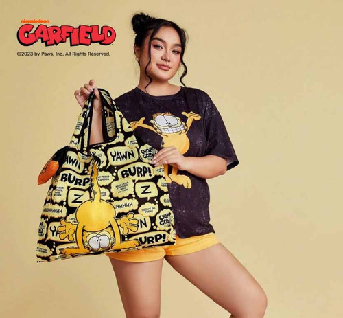 Bolsa De Compras Plegable Garfield Original