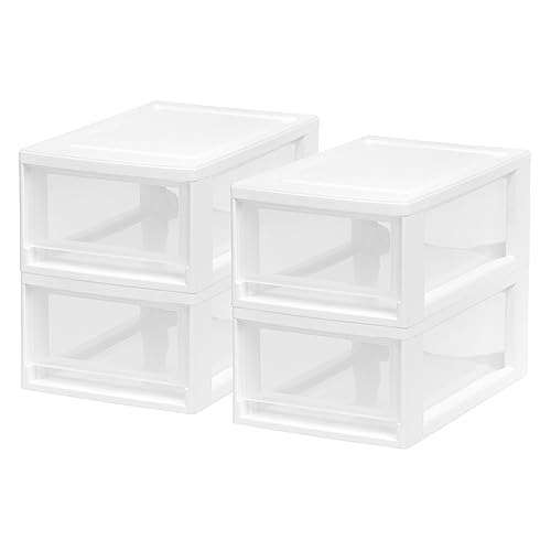 Msd-1 Cajón Apilable Compacto, Blanco, 6 Cuartos, Paqu...