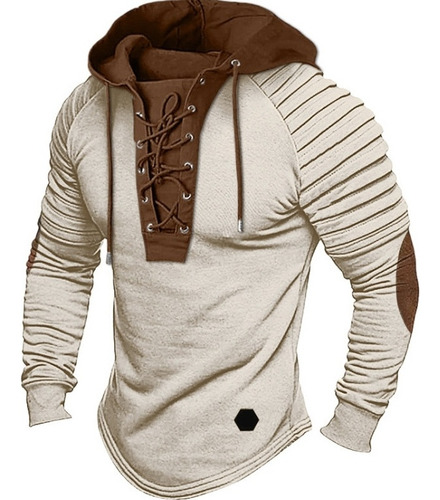 Sudadera Casual De Manga Larga Con Capucha Para Hombre