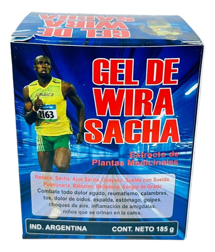 Gel Wira  Sacha (potes  185 Gr.)