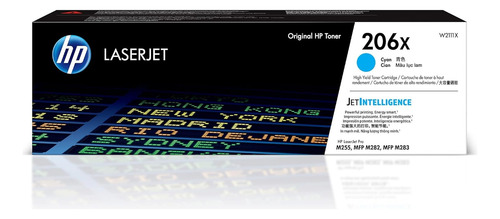 Toner Hp 206x Cyan W2111x M255dw M282 M283fdw 2450 Paginas