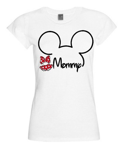 Playeras Personalizadas Mouse Pareja Familia Vacacio+ Regalo