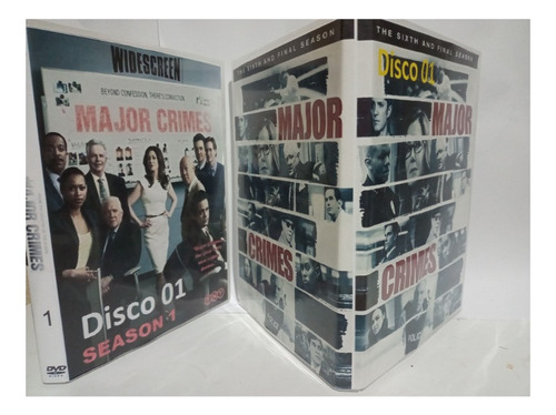 Dvd Major Crimes   As 6 Temporadas Dublado E  Legendado
