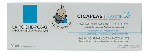  Bálsamo para corpo La Roche-Posay Cicaplast Baume B5 en tubo 100mL