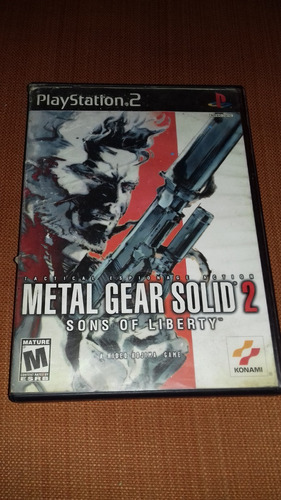 Juego Metal Gear Solid 2 Sons Of Liberty Sony Playstation 2 