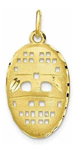 10 K Amarillo Oro Hockey Goalie Face Mask Deportes Encanto