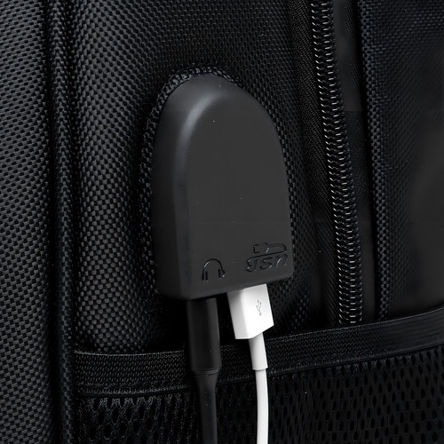 Mochila Masculina Impermeàvel Faculdade Escolar Crossgear Cor Preto