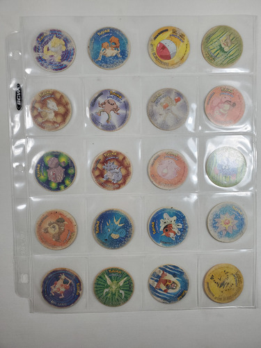 Colección De Tazos Pokemon 1 Y 2 151/151 Piezas (Usado)