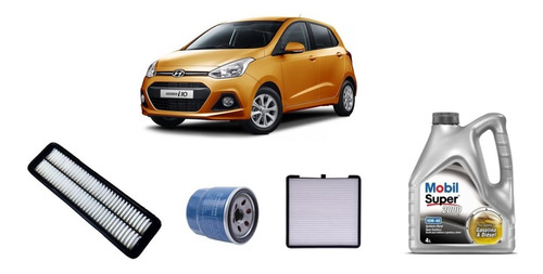 Kit De Filtros Koreanos Hyundai Grand I10 1.2 2015-2019