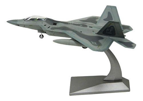 Modelo De Avión De Combate F22 1/100 Para Armario De Tv,