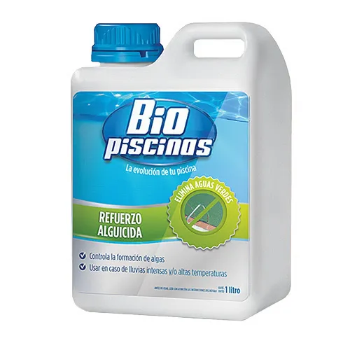 Alguicida Biopiscinas Refuerzo Para Piletas 1 Litro