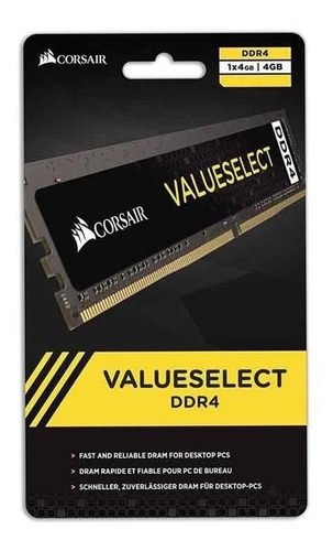 Memoria Corsair Sodimm Ddr4 4gb 2133mhz Cmso4gx4m1a2133c15