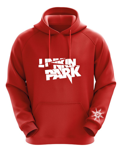 Polerón Rojo Linkin Park Diseño 1