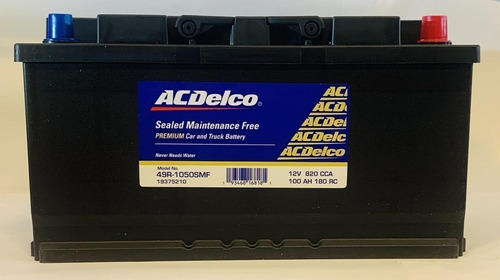 Bateria Acdelco Gold 49r-1050 Bmw X5, V8, 4.4 Litros