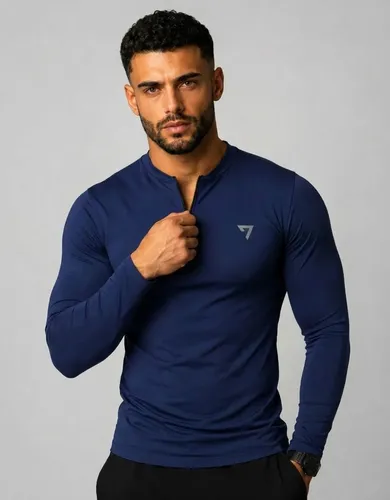Camisa Termica Masculina Segunda Pele Manga Longa Com Ziper