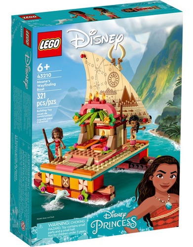 Lego Disney 43210 O Catamarã De Descobertas Da Moana 