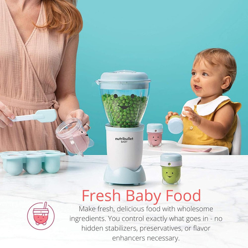 Nutribullet Baby Bullet Procesador De Alimentos 120v Celeste