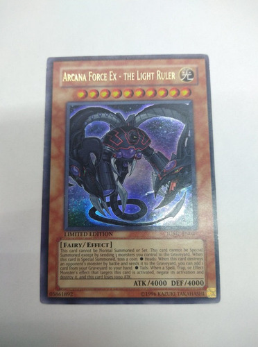 Arcana Force Ex The Light Ruler Ultra Rara Yugioh Jump (Usado)