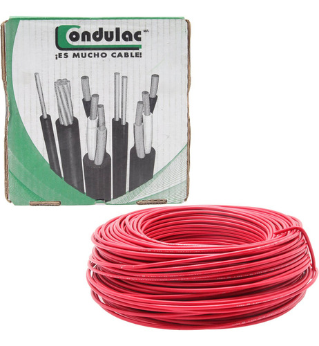 Cable Thw-ls 14 Awg Rojo 100 M Condulac