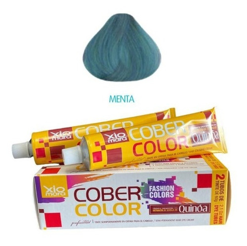  Xiomara Cober Color Tinte 2 Tubos De 60gc/u Tono fashion colors menta
