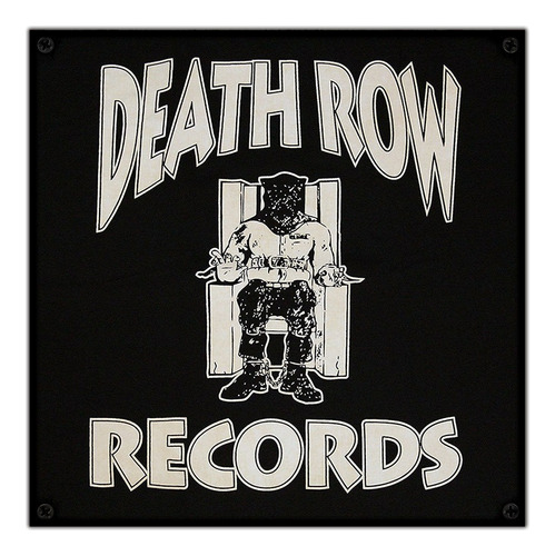 #488 - Cuadro Vintage 30 X 30 Death Row Records Rap Hip Hop