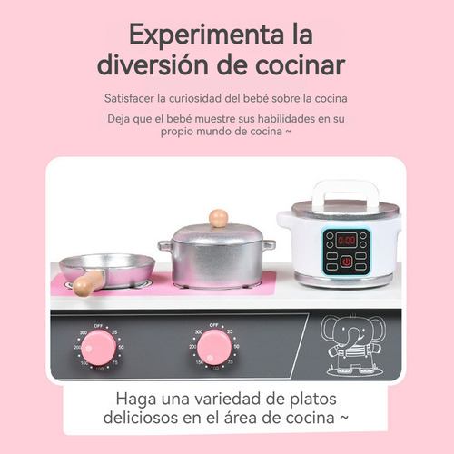 Cocinitas Para Ninas Juguetes De Cocina Simulados De Madera