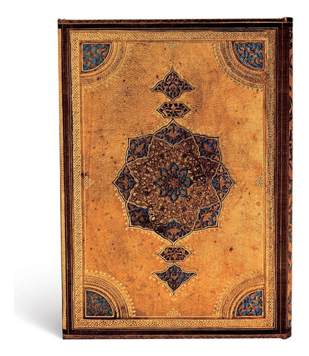 Caderno Paperblanks 18x13cm Pautado Safavid Binding Art Midi