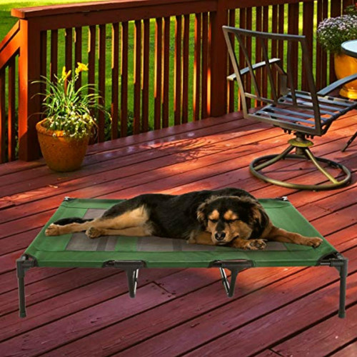 Petmaker Elevated Pet Bed-portable Raised Cot-style Bed W/ Color Green