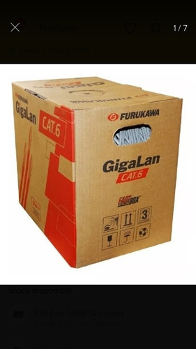 Cable Utp Furukawa Cat6 305m