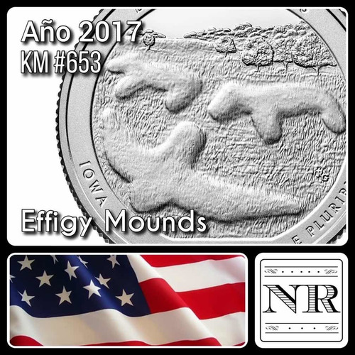 Estados Unidos - 25 Cents - Año 2017 - Effigy Mounds