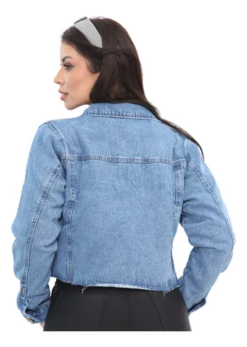 Promoção jaqueta jeans feminina sales