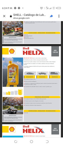 Shell Helix Hx5 Sn Mineral 20w50 6x1l Litros Garantizado 