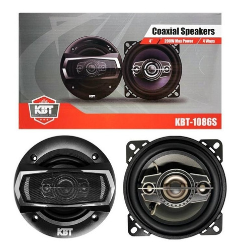 Parlantes Para Carro 4 Pulgadas Kbt X 2 Unidades Nuevos