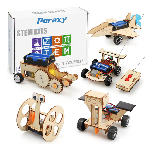 Kits De Coche Modelo Stem 5 En 1, Proyectos Stem Para Nios,