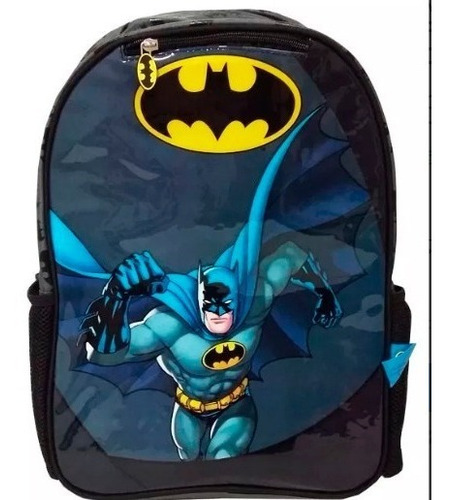 Mochila De Batman Escolar Con Capa 45 Cm Original 17 