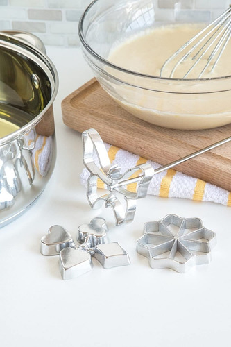 Imagen 5 de 7 de Set De Moldes Para Rosetas Para Hacer Galletas Fritas